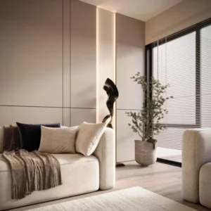 Rawabi's showcase of premium Apartment Living Room Interior Design in Dubai.