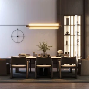 Cozy Dubai Apartment Dining Room - Warm Interior Design and Fitout.