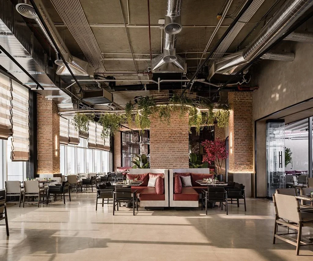Fusion Elegance in Dubai Restaurant Interior Design Blending Cultures.