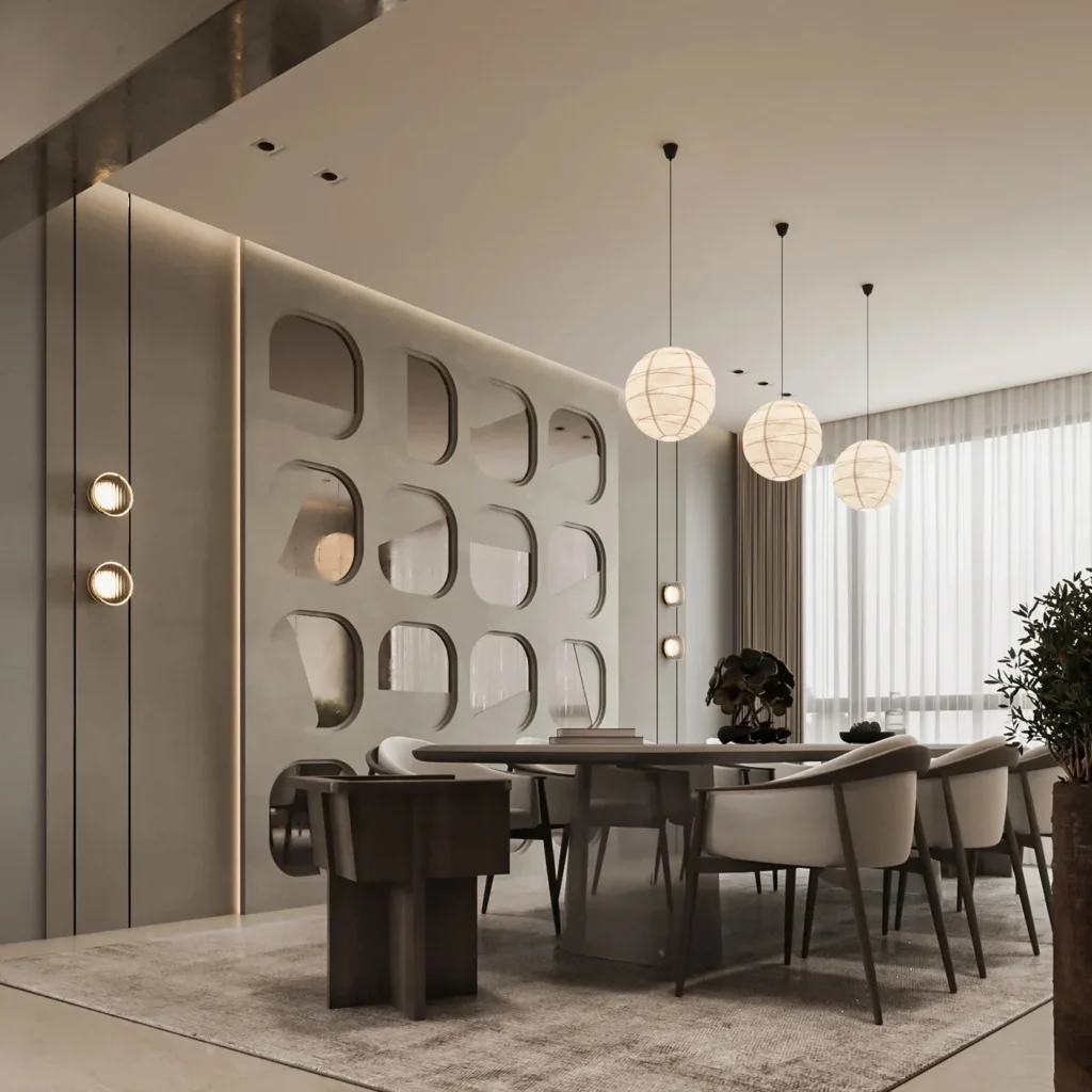 villa dinning space designs