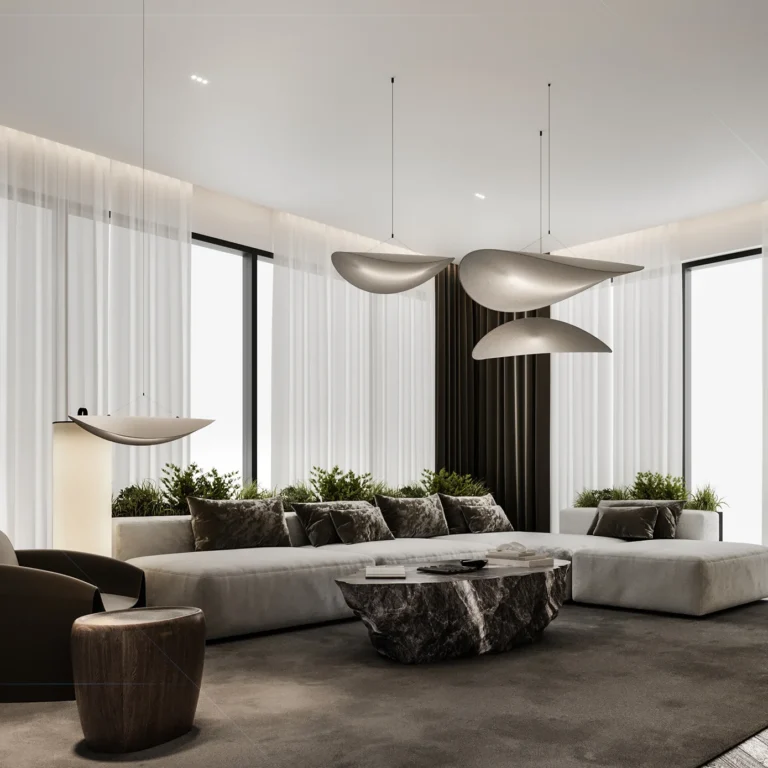 interior design of apartment dining hall