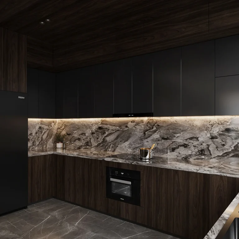 dubai apartment kitchen interior design