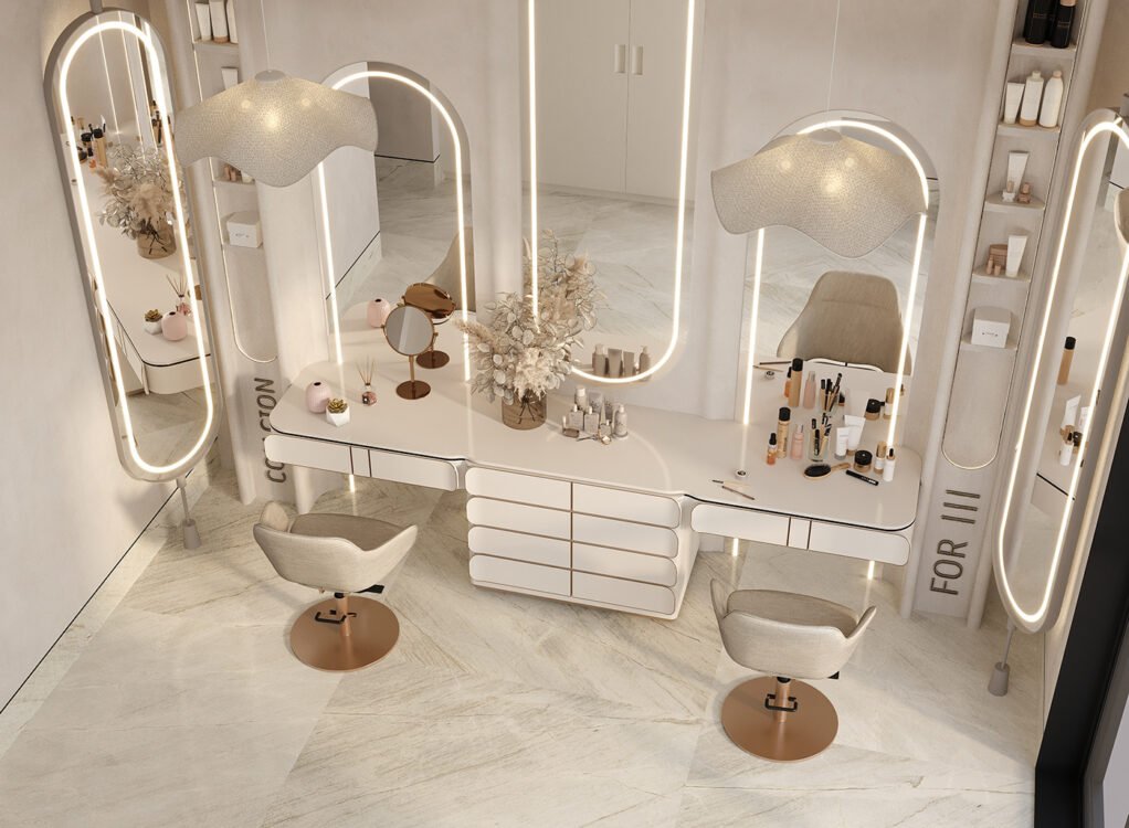 salon interior design company in dubai