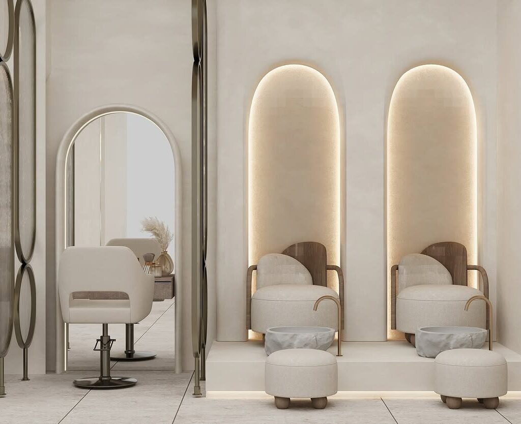 beauty salon interior design company in dubai